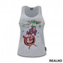 Harley And Joker On The Swing - Suicide Squad - Majica Harley And Joker On The Swing - Suicide Squad - Majica