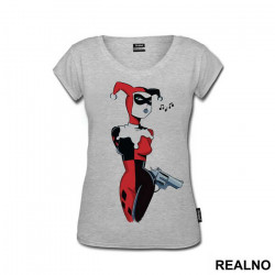 Harley Black And Red - Suicide Squad - Majica