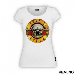 OUTLET - Bela ženska majica veličine M - Muzika OUTLET - Bela ženska majica veličine M - Muzika