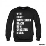 West Coast Synthesizer Beach Bum Gangster Music - Muzika - Duks