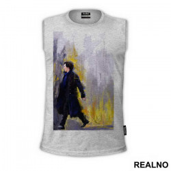 Wax Colors Portrait - Sherlock Holmes - Majica