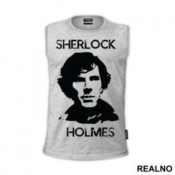 Black And White Portrait - Sherlock Holmes - Majica