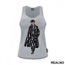 I May Be On The Side Of The Angels, But Don't Think For One Second That I Am One Of Them - Quote - Sherlock Holmes - Majica