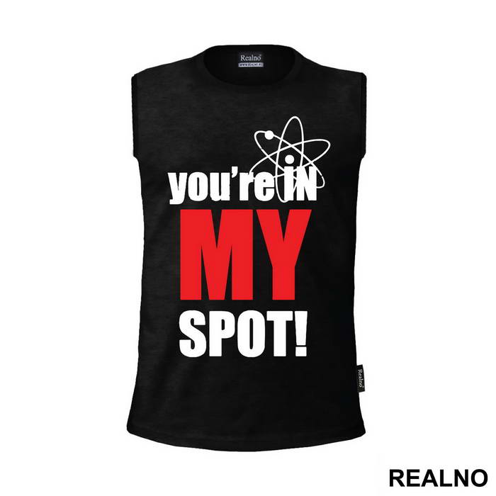 You Are In My Spot - With Atom - The Big Bang Theory - TBBT - Majica