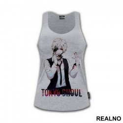 Kaneki Ken And Logo - Tokyo Ghoul - Majica Kaneki Ken And Logo - Tokyo Ghoul - Majica