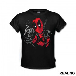 Gun Smoke - Deadpool - Majica