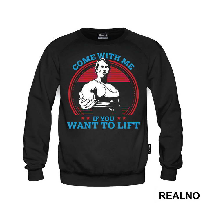 Come With Me If You Want To Lift - Blue And Red - Trening - Duks