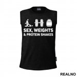 Sex, Weights And Protein Shakes - Trening - Majica
