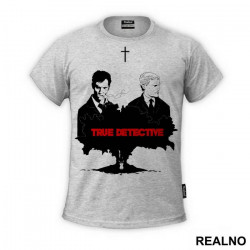 Detective Rust And Detective Roy - Black - True Detective - Majica