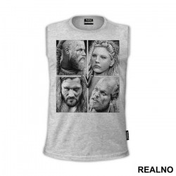 Ragnar Lothbrok, Lagertha, Rollo, Floki - Vikings - Majica Ragnar Lothbrok, Lagertha, Rollo, Floki - Vikings - Majica