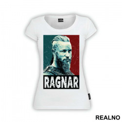 Ragnar Blue And Red - Vikings - Majica Ragnar Blue And Red - Vikings - Majica