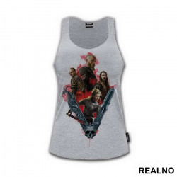 Ragnar Lothbrok, Lagertha, Rollo And Bjorn - Vikings - Majica Ragnar Lothbrok, Lagertha, Rollo And Bjorn - Vikings - Majica