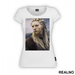 Lagertha - Watercolor Portrait - Vikings - Majica