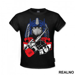 Optimus Prime Holding A Cube - Transformers - Majica