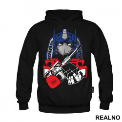 Optimus Prime Holding A Cube - Transformers - Duks