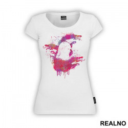 Khaleesi And The Dragons Pink Color Splash - House Targaryen - Game Of Thrones - GOT - Majica