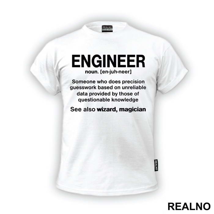 Engineer Definition - Humor - Majica