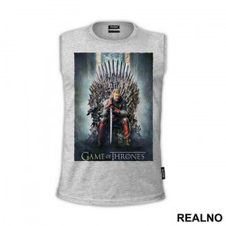 Ned Stark On The Iron Throne, Color - House Stark - Game Of Thrones - GOT - Majica