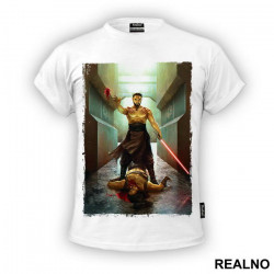 Lord Khal Drogo And The Lightsaber - Game Of Thrones - GOT - Majica