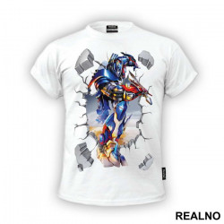 Optimus Prime Breaking Through - Transformers - Majica