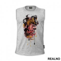 Wild Girl Abstarct - Art - Majica