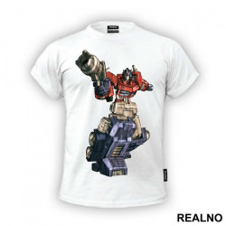Optimus Prime With A Gun - Transformers - Majica