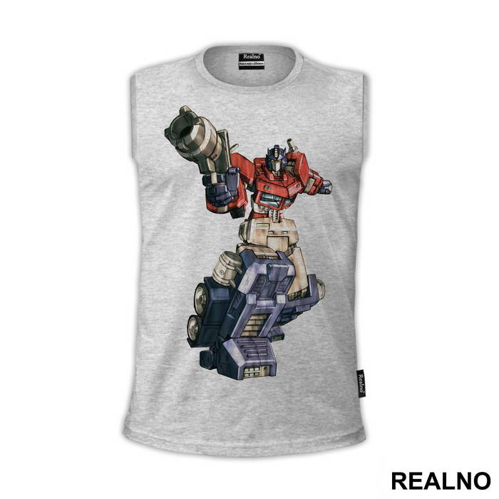 Optimus Prime With A Gun - Transformers - Majica