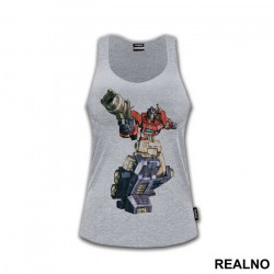 Optimus Prime With A Gun - Transformers - Majica