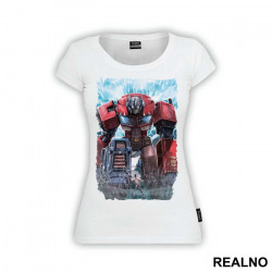 Optimus Prime And Human Art - Transformers - Majica