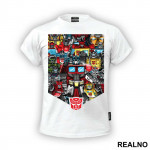 Autobot Group Art - Transformers - Majica