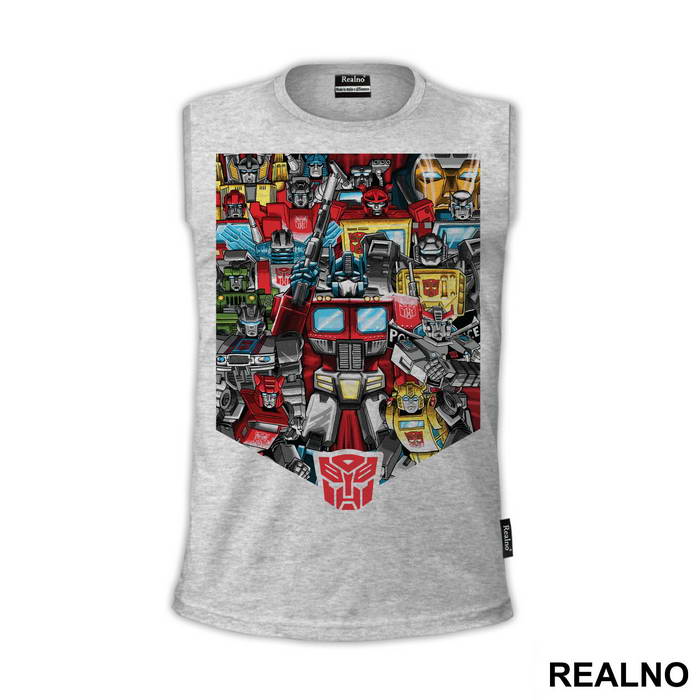 Autobot Group Art - Transformers - Majica