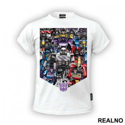 Decepticon Group Art - Transformers - Majica Decepticon Group Art - Transformers - Majica