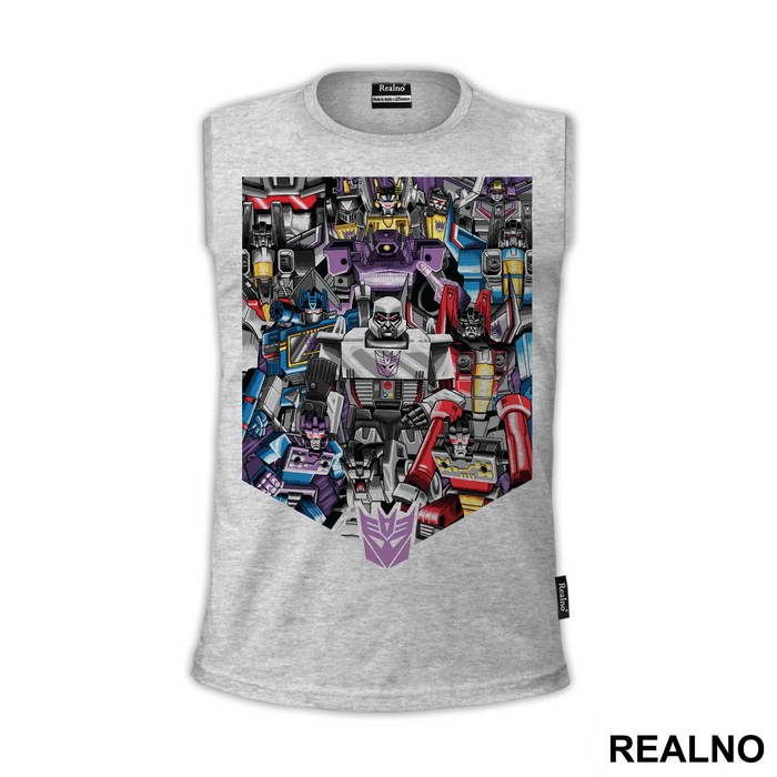 Decepticon Group Art - Transformers - Majica
