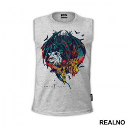 House Sigils: Dragon, Lion, Stag, Dire Wolf, Sun Spear - Game Of Thrones - GOT - Majica