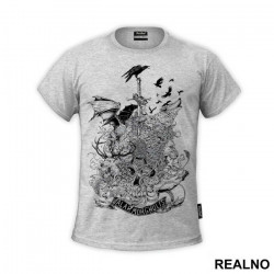 House Sigils: Dragon, Lion, Stag, Dire Wolf, Sun Spear - Brown - Game Of Thrones - GOT - Majica