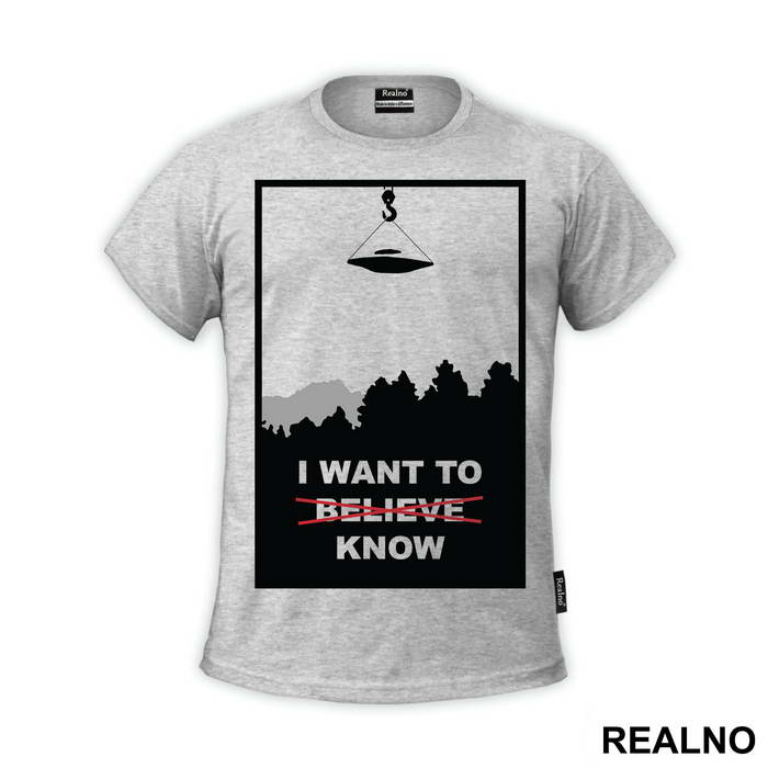 I Want To KNOW! - The X-Files - Majica