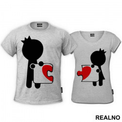 Fitting Puzzle Pieces - Majice za parove