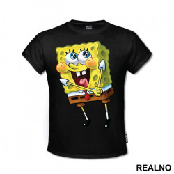 Looking Up - Sundjer Bob - Sponge Bob - Crtani Filmovi - Majica