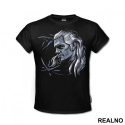 Geralt Head With Symbols - The Witcher - Majica