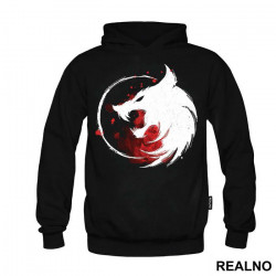 Wolf Head Blood Splash - The Witcher - Duks
