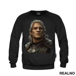 Geralt Looking Up Portrait - The Witcher - Duks