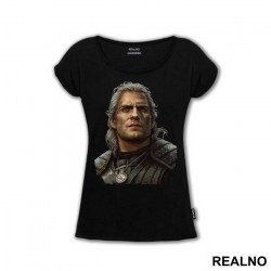 Geralt Looking Up Portrait - The Witcher - Majica