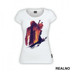 Geralt And Ciri Back To Back - The Witcher - Majica