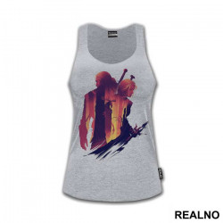 Geralt And Ciri Back To Back - The Witcher - Majica