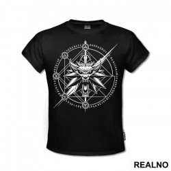 Logo With Runes - The Witcher - Majica