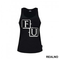 FU Black And White - House Of Cards - Majica