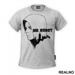 Black Portrait - Mr. Robot - Majica