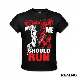 That Which Does Not Kill Me Should Run - Naruto - Trening - Majica That Which Does Not Kill Me Should Run - Naruto - Trening - Majica