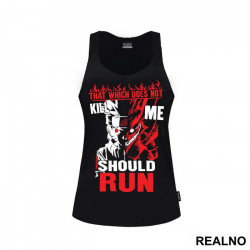 That Which Does Not Kill Me Should Run - Naruto - Trening - Majica That Which Does Not Kill Me Should Run - Naruto - Trening - Majica