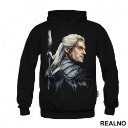 Dripping Paint - Geralt Portrait - The Witcher - Duks